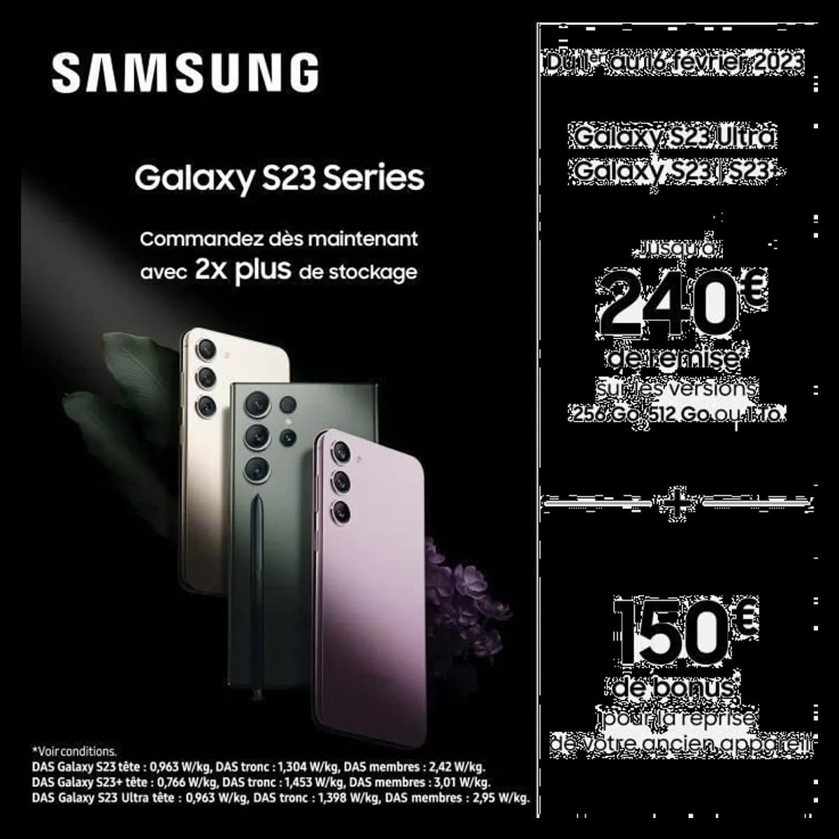 Samsung Galaxy S23 reconditionné