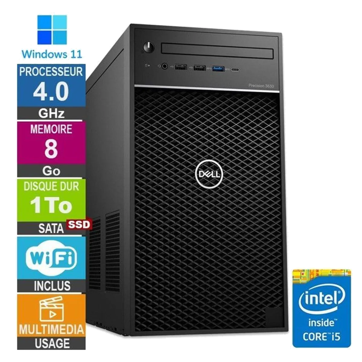 Dell Precision 3630 Tower reconditionné
