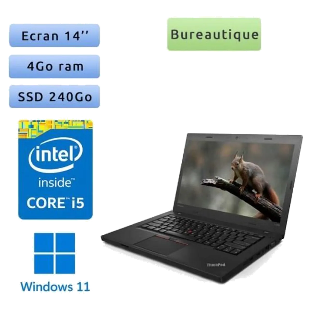 Lenovo Lenovo ThinkPad L460 14" reconditionné