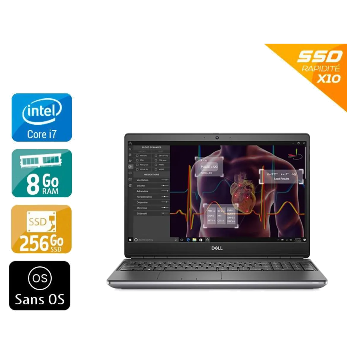 Dell Precision 7550 15" reconditionné