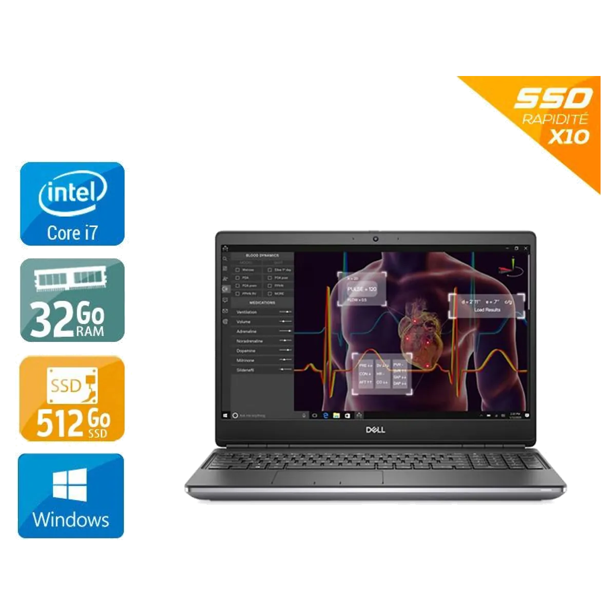 Dell Precision 7550 15" reconditionné