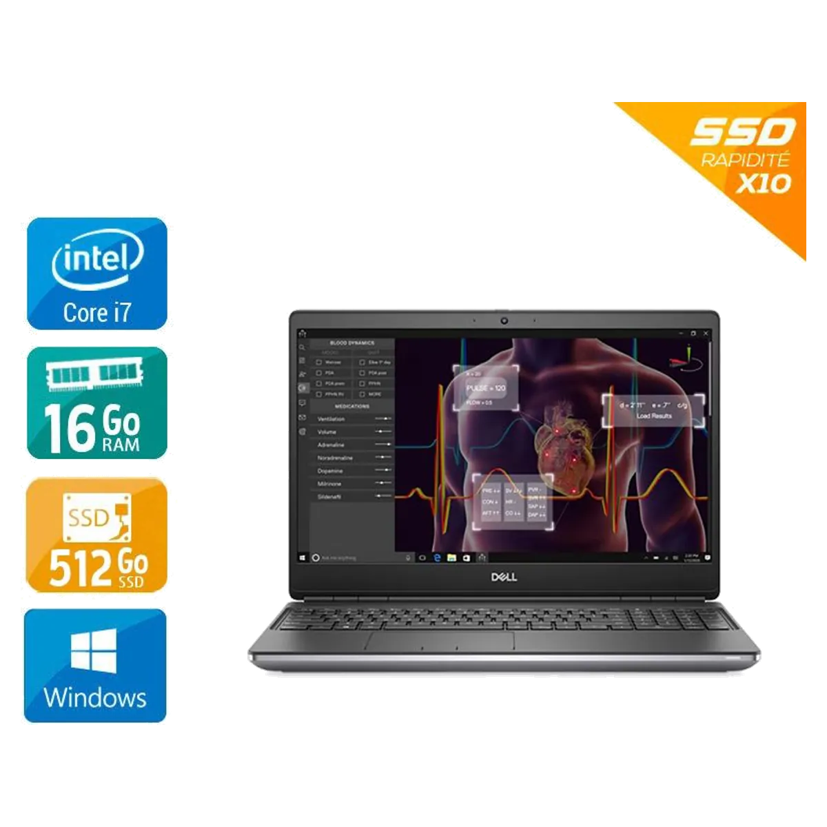Dell Precision 7550 15" reconditionné