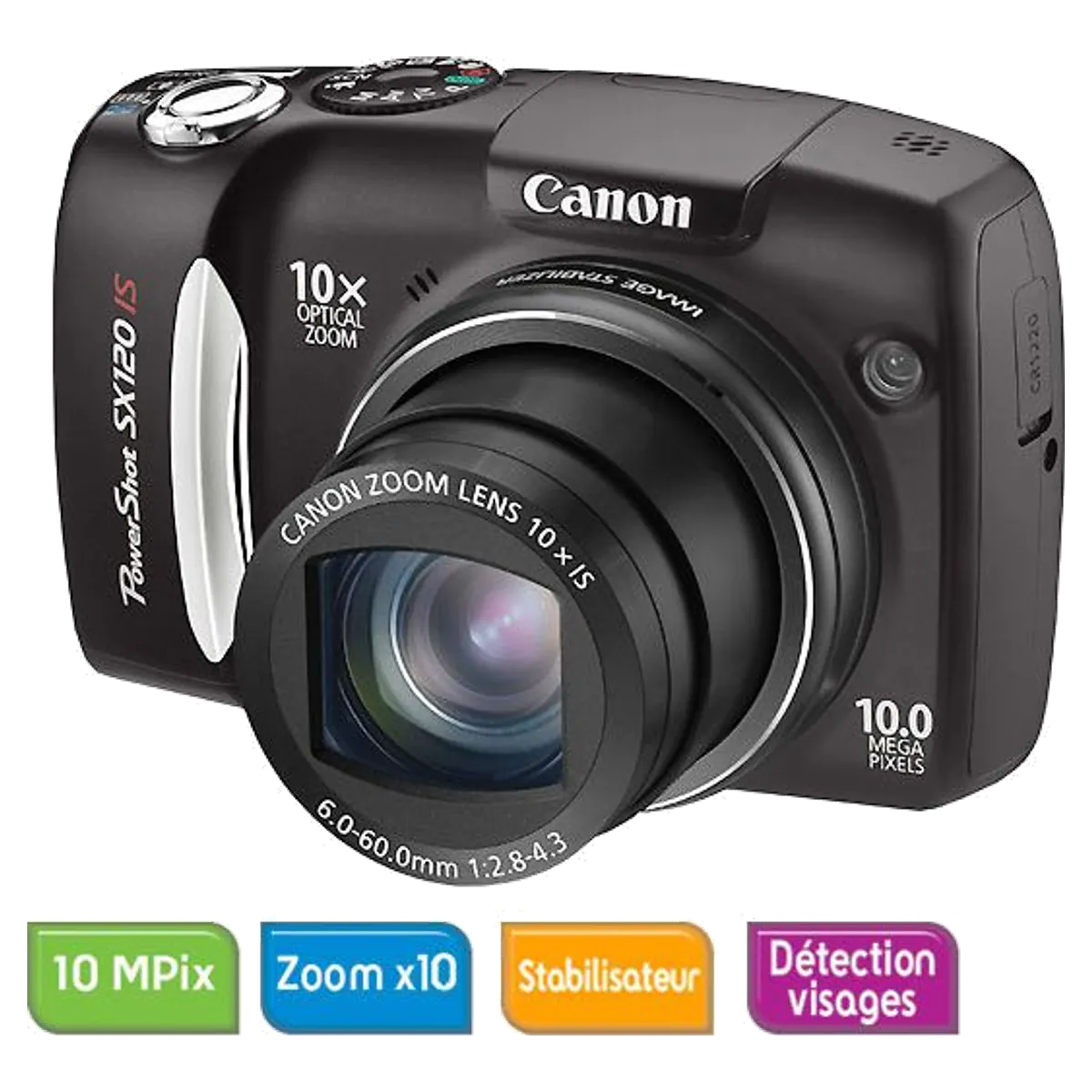 Canon PowerShot SX120 IS reconditionné - meilleur prix