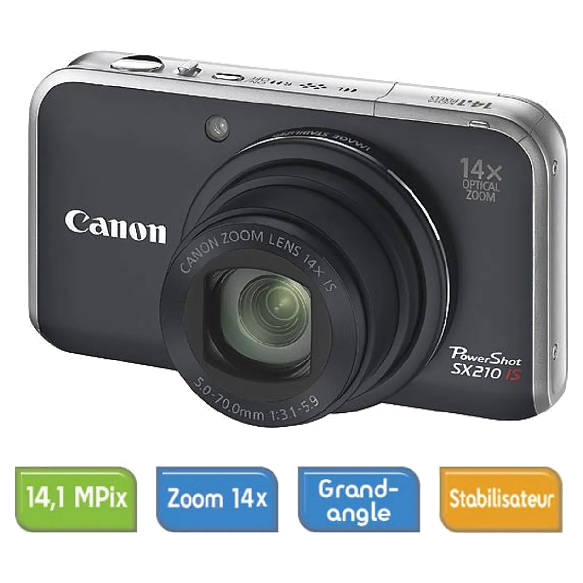Canon PowerShot SX210 IS reconditionné - meilleur prix
