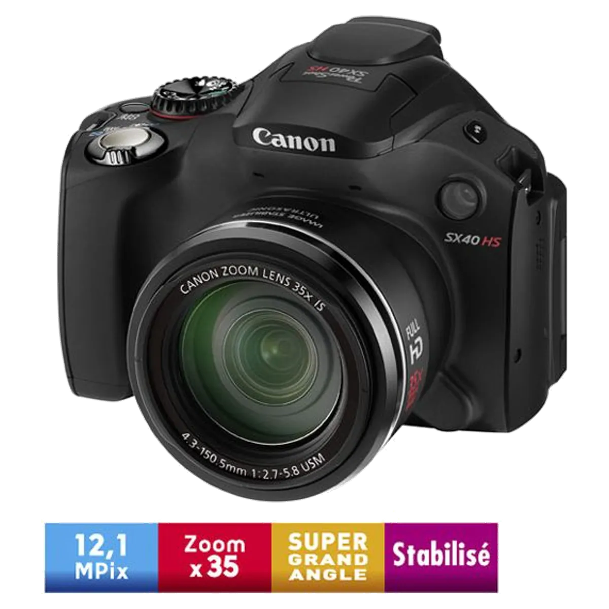 Canon PowerShot SX40 HS reconditionné - meilleur prix