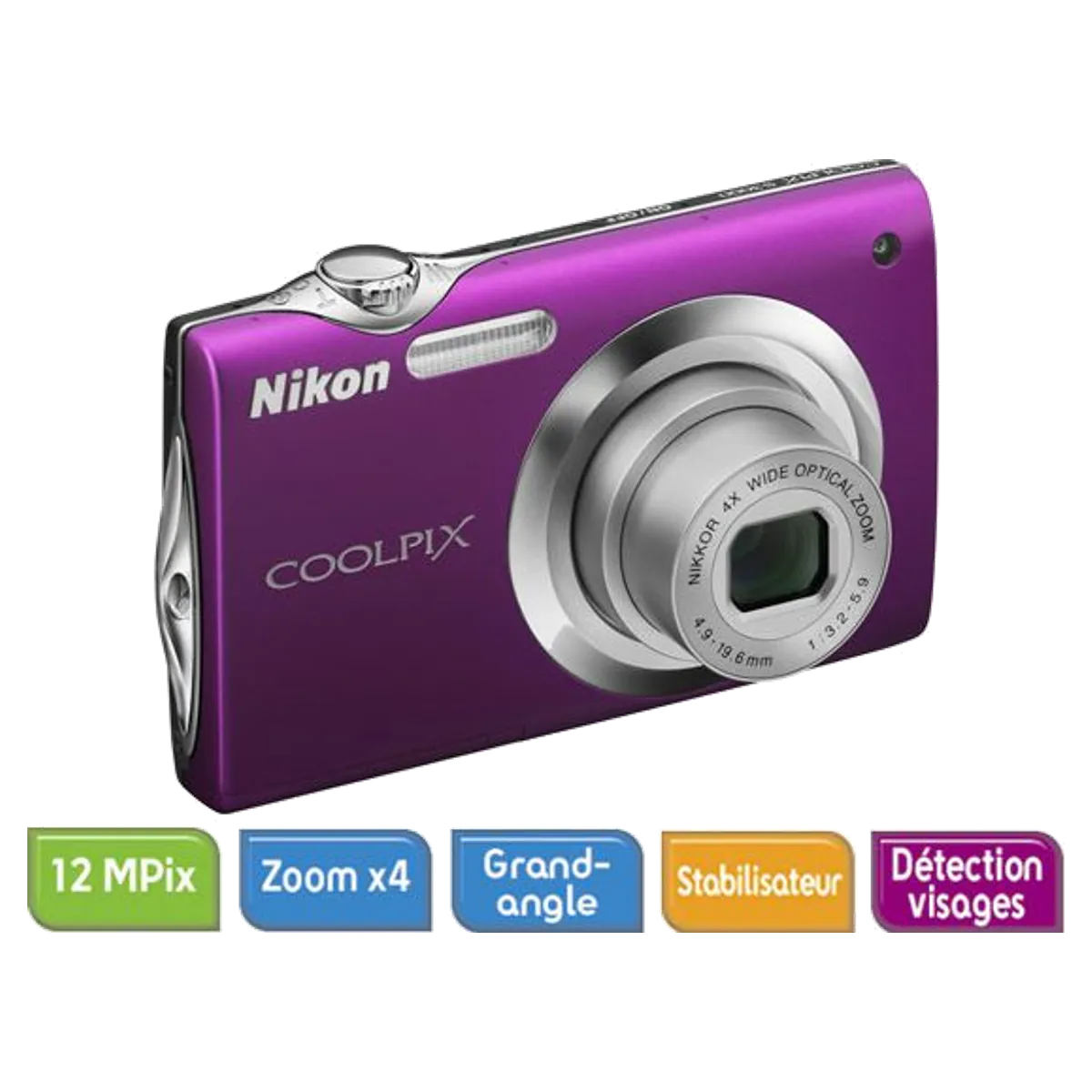 Nikon Coolpix S3000 reconditionné - meilleur prix