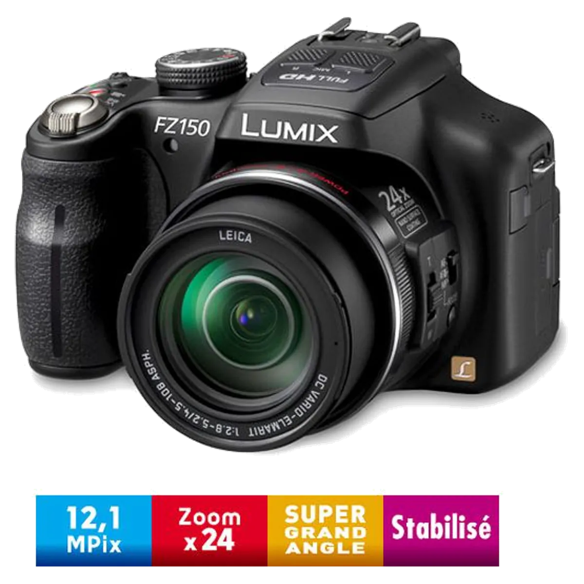 Panasonic Lumix FZ150 reconditionné - meilleur prix