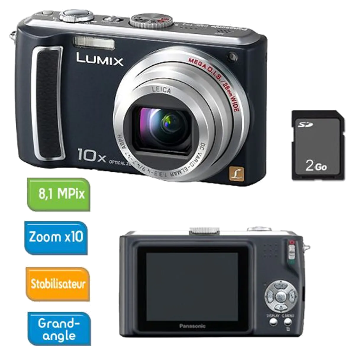 Panasonic Lumix TZ4 reconditionné - meilleur prix