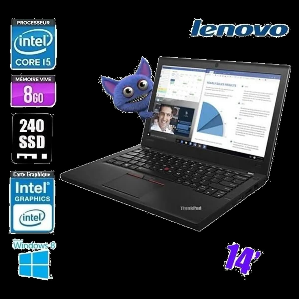 Lenovo ThinkPad T460 14" reconditionné