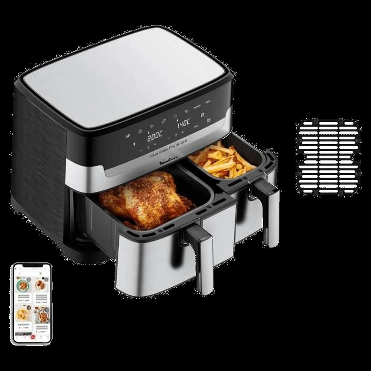 Moulinex Dual Easy Fry EZ905 reconditionné