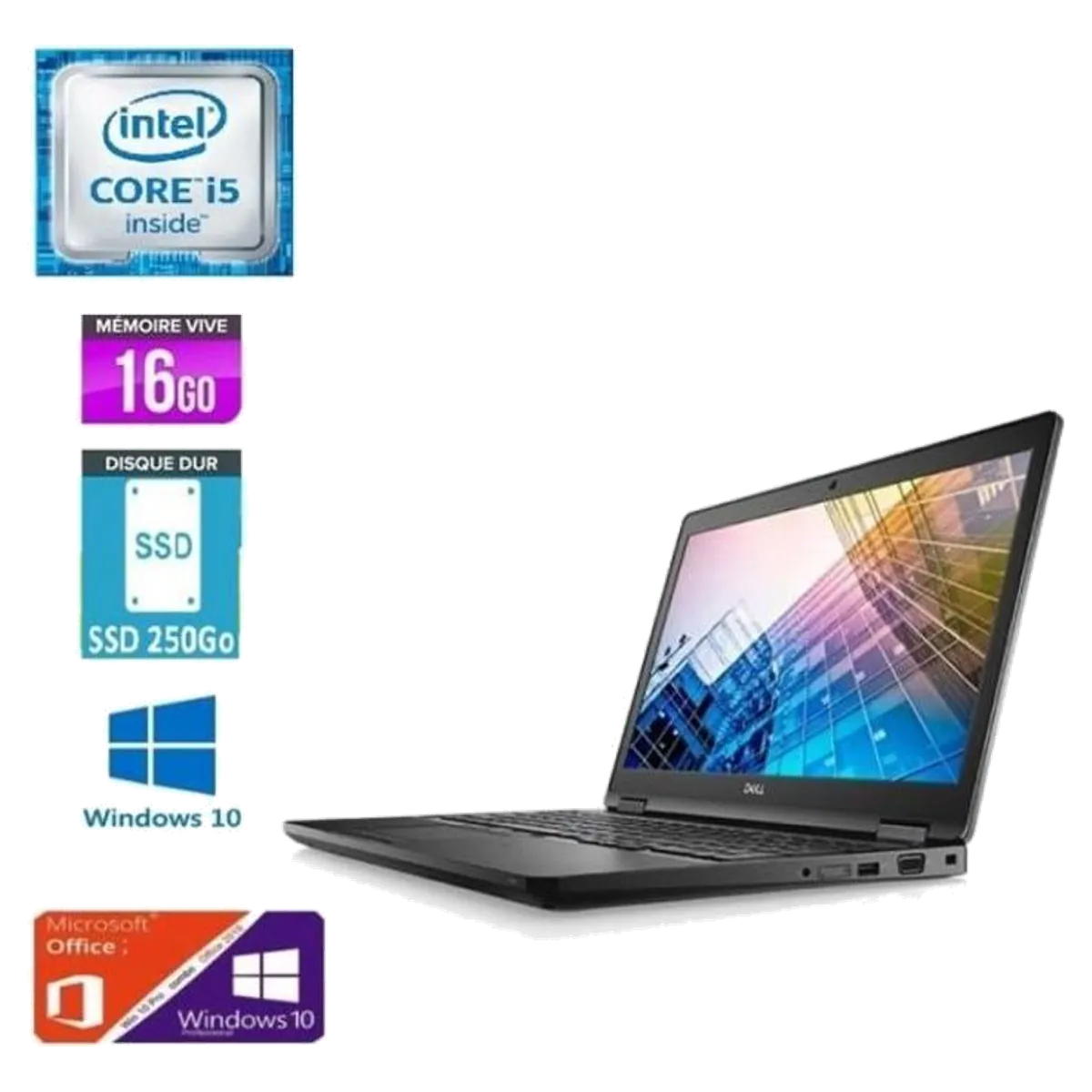 Dell Latitude 5590 16" reconditionné