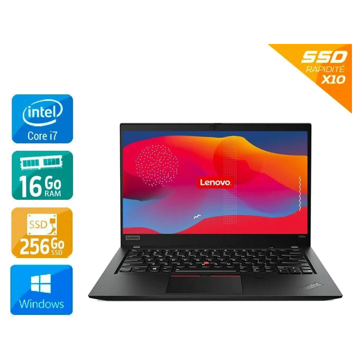 Lenovo ThinkPad T490 14" reconditionné