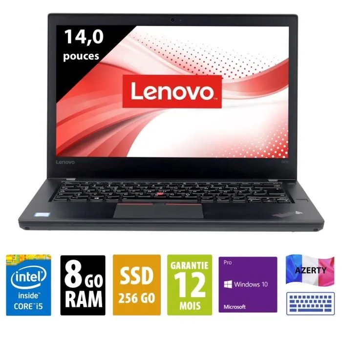 Lenovo ThinkPad T470 14" reconditionné